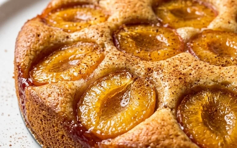 Mirabellenkuchen aus gelben Pflaumen mit Zimt