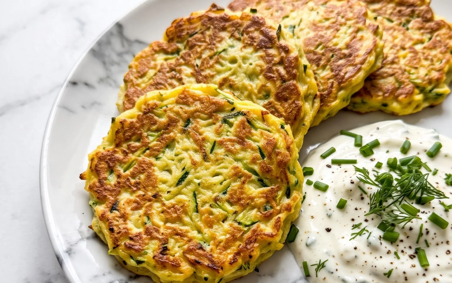 Low Carb Zucchini-Pancakes: Herzhaft & Diätfreundlich