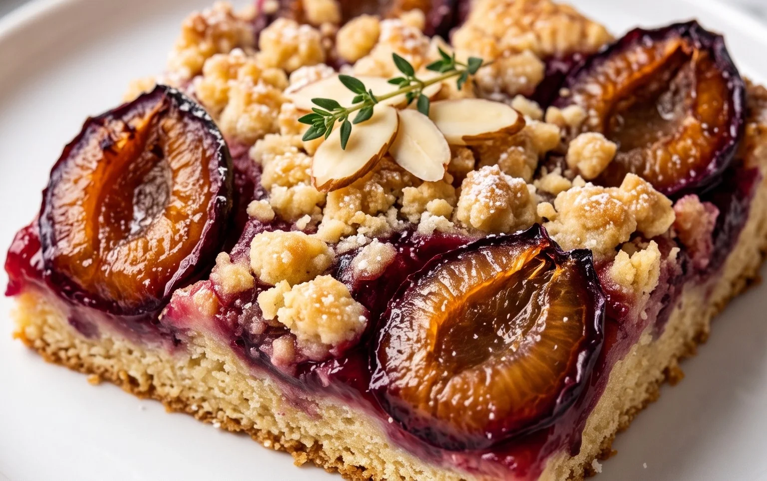 Schneller Pflaumenkuchen vom Blech