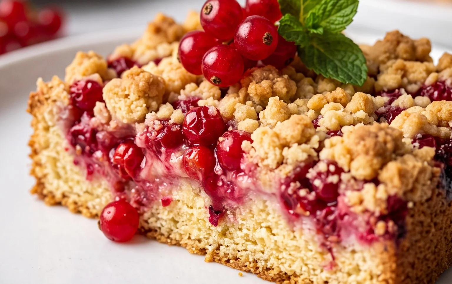 Johannisbeer-Streuselkuchen